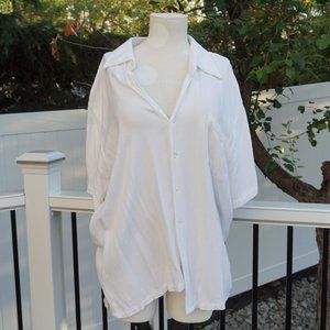 Short Sleeve White Button Down Shirt